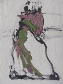 Tanzreihe XVII, 2009, &Ouml;l auf Leinwand, 80 x 60 cm