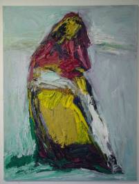 La femme, 2008, Öl auf Leinwand,150 x 115 cm